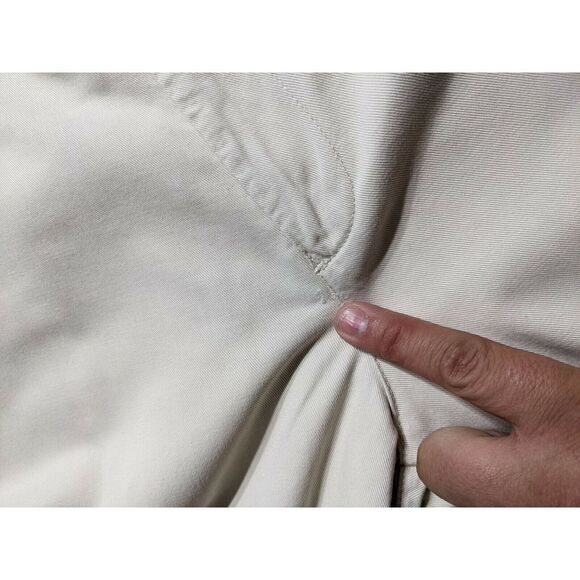 American Eagle AE Causal Flat Front Pants Men's Size 34x34 Beige - Picture 11 of 13